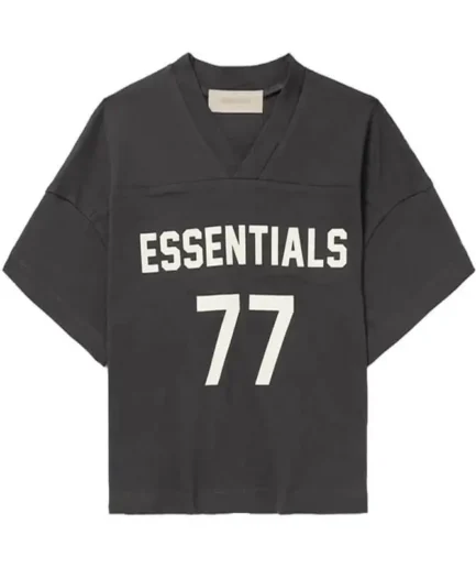 Fear Of God Essentials Kids Football Black T-Shirt
