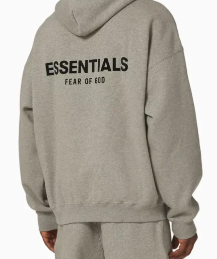 Beige Essentials Hoodies