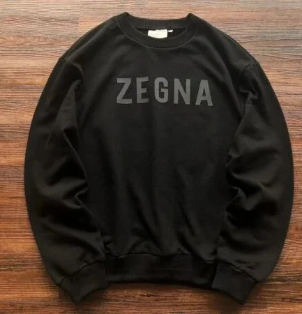 Essential ZEGNA Black Sweatshirt